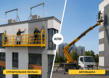 Что выгоднее использовать для высотных работ &mdash; строительную люльку или автовышку? В статье сравниваем оба вариа...